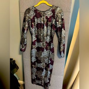 Dress the population sequin dress